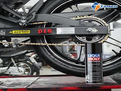 Chai xịt sên Liqui Moly Chain Lube White 1591 400ml - Hình ảnh 4