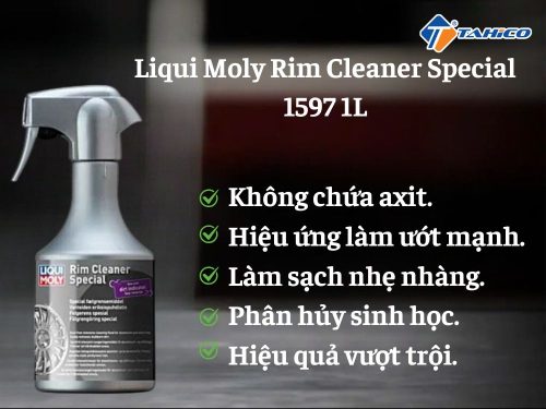 Vệ sinh mâm xe Liqui Moly Rim Cleaner Special 1597 1L - Hình ảnh 2