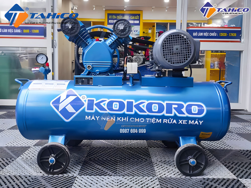 Máy nén khí Kokoro 4HP cho cầu nâng ô tô 18 Đặc điểm tính năng Kokoro 4HP