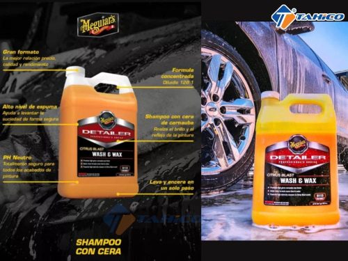 Nước rửa xe Meguiars Wash & Wax D11301 3.79 lít - Hình ảnh 6