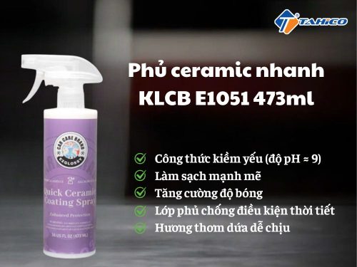 Phủ ceramic nhanh KLCB E1051 473ml - Hình ảnh 2