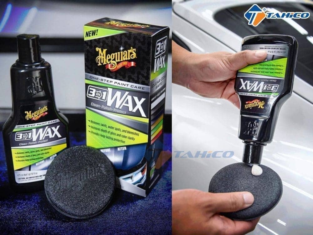 Sáp đánh bóng Meguiars Wax 3in1 G191016 473ml 3 Meguiars Wax 3in1 G191016 473ml