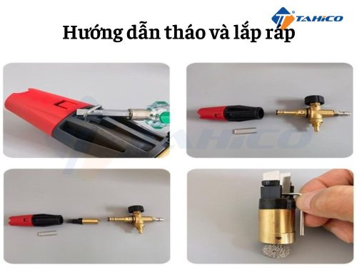 Cục tạo bọt bình bọt tuyết mini 1 lít máy cao áp - Hình ảnh 7