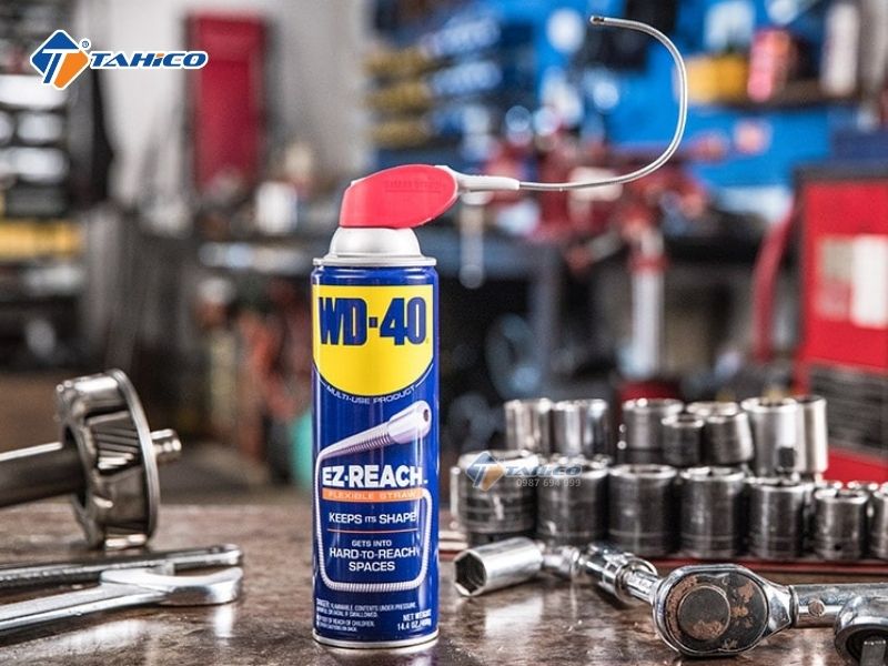 Dầu chống rỉ sét bôi trơn WD-40 EZ-Reach 450ml 11 Dầu chống rỉ sét bôi trơn WD-40 EZ-Reach 450ml - Ảnh 11