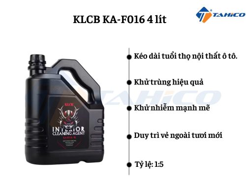 Vệ sinh nội thất da KLCB Interior Cleaning Agent KA-F016 4 lít - Hình ảnh 2