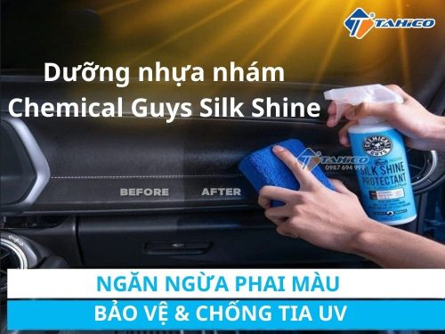 Dưỡng nhựa nhám Chemical Guys Silk Shine | Gốc nước - Hình ảnh 4