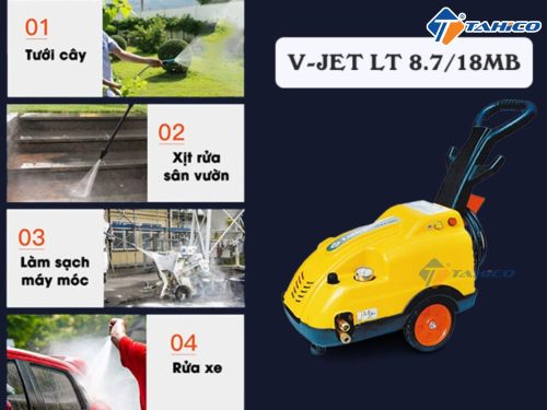 Máy phun áp lực cao V-Jet LT 8.7/18MB - Hình ảnh 6