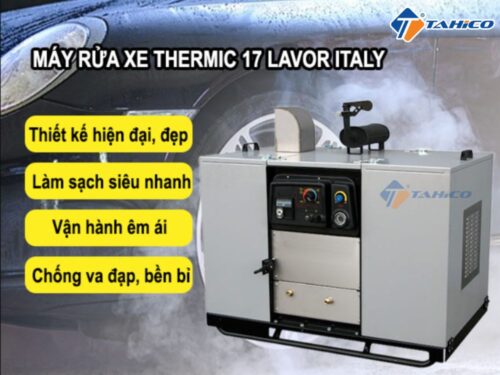 Máy xịt áp lực cao Thermic 17 Lavor 17hp Italy - Hình ảnh 4