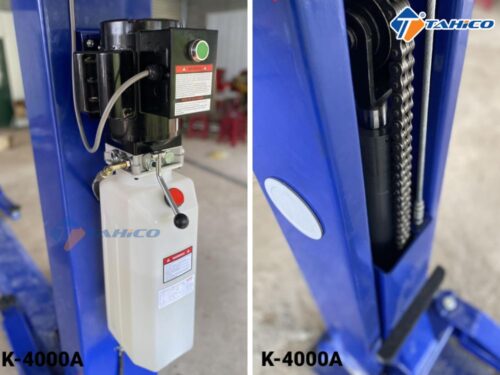 Cầu nâng 2 trụ cáp dưới Konia 4000A 4 tấn - Hình ảnh 3