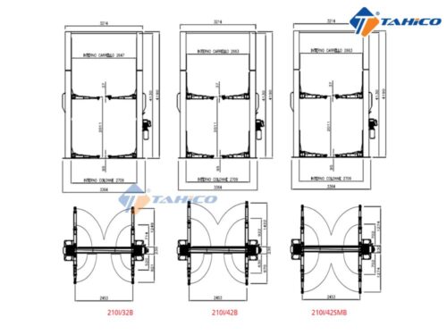 Cầu nâng 2 trụ cổng trên Werther 210I/42B | Thủy lực - Hình ảnh 7