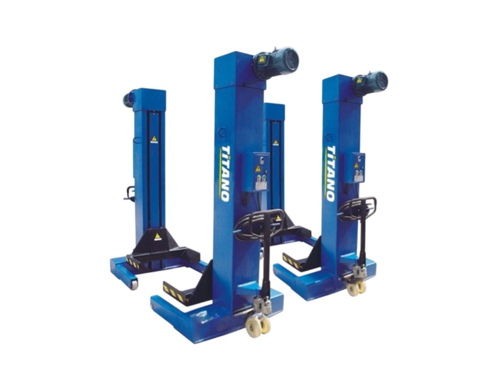 Hệ thống trụ nâng công nghiệp Titano F5.5-4 5.5 tấn/trụ | 4 trụ