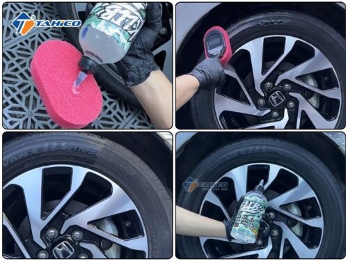 Dưỡng đen bóng lốp KLCB B1 Extra Glossy Tire Shine | Gốc nước - Hình ảnh 6