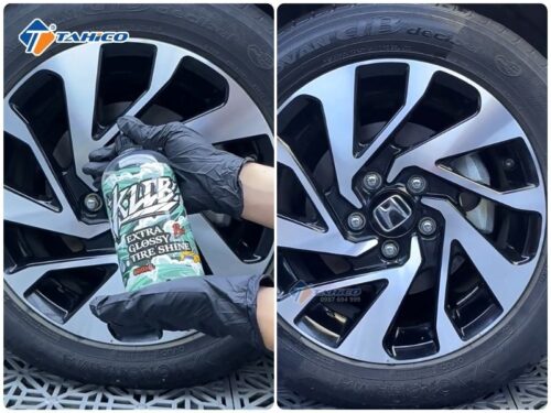 Dưỡng đen bóng lốp KLCB B1 Extra Glossy Tire Shine | Gốc nước - Hình ảnh 7