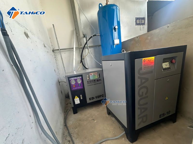 Hệ thống khí nén Jaguar EDXS10 7.5kW/10hp 3 Hệ thống khí nén Jaguar EDXS10 7.5kW/10hp - Ảnh 3
