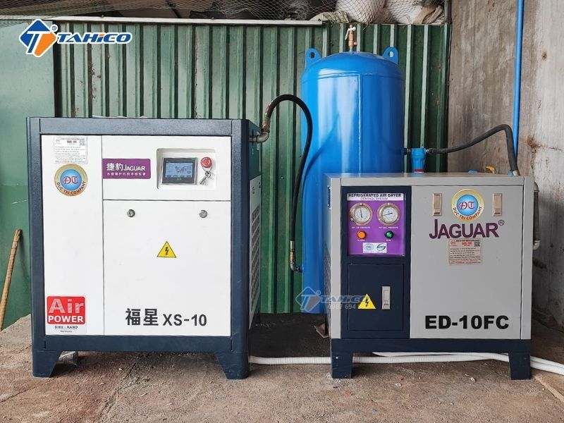 Hệ thống khí nén Jaguar EDXS10 7.5kW/10hp 2 Hệ thống khí nén Jaguar EDXS10 7.5kW/10hp - Ảnh 2