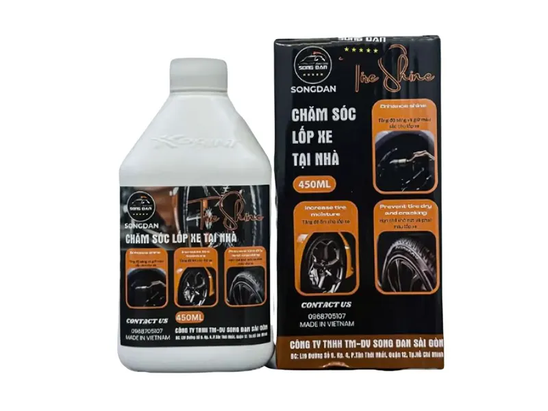 Dưỡng lốp Songdan Tire Shine 450ml 1 Dưỡng lốp Songdan Tire Shine 450ml