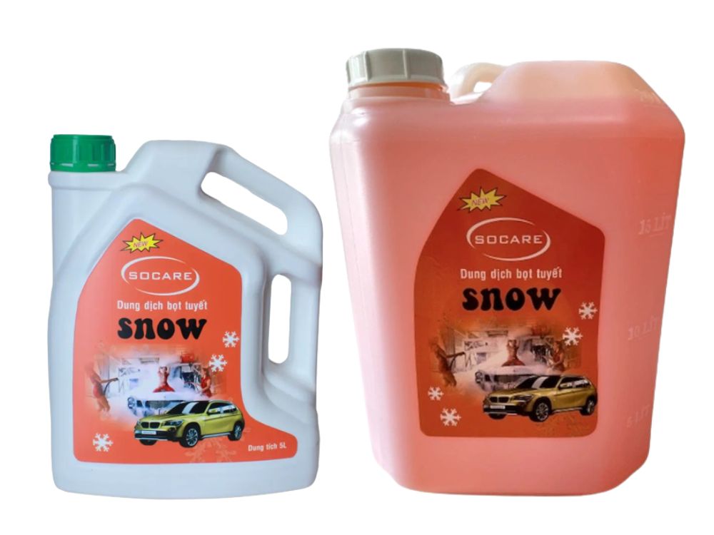 Nước rửa xe bọt tuyết Socare Snow 5 lít và 20 lít 1 Nước rửa xe bọt tuyết Socare Snow 5 lít và 20 lít