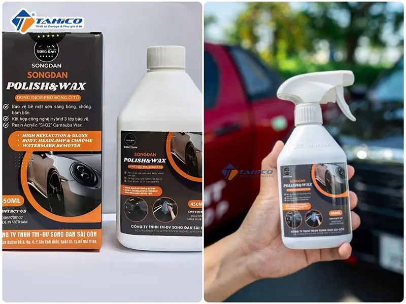 Phủ bóng Songdan Polish & Wax 450ml 7 Phủ bóng Songdan Polish & Wax 450ml - Ảnh 7
