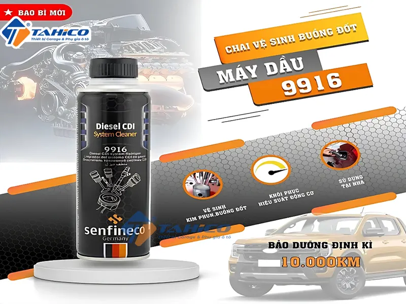 Súc rửa hệ thống dầu Senfineco Diesel CDI System Cleaner 9916 2 Súc Rửa Hệ Thống Dầu Senfineco Diesel Cdi System Cleaner 9916