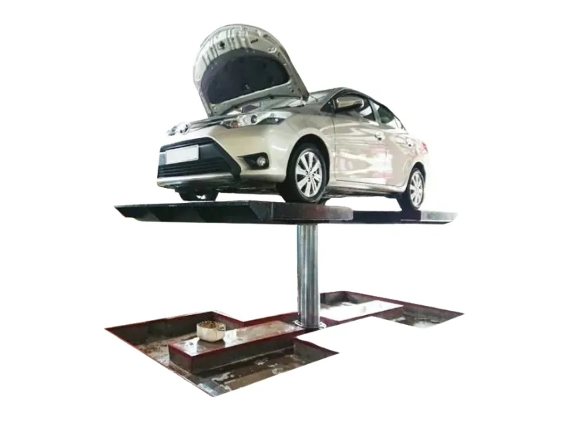 Cầu nâng 1 trụ rửa xe âm nền cánh bướm thanh lý