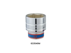Khẩu tuýp 3/4" Kingtony 633540M - 40mm, 6 cạnh, Trắng, Dài 62mm