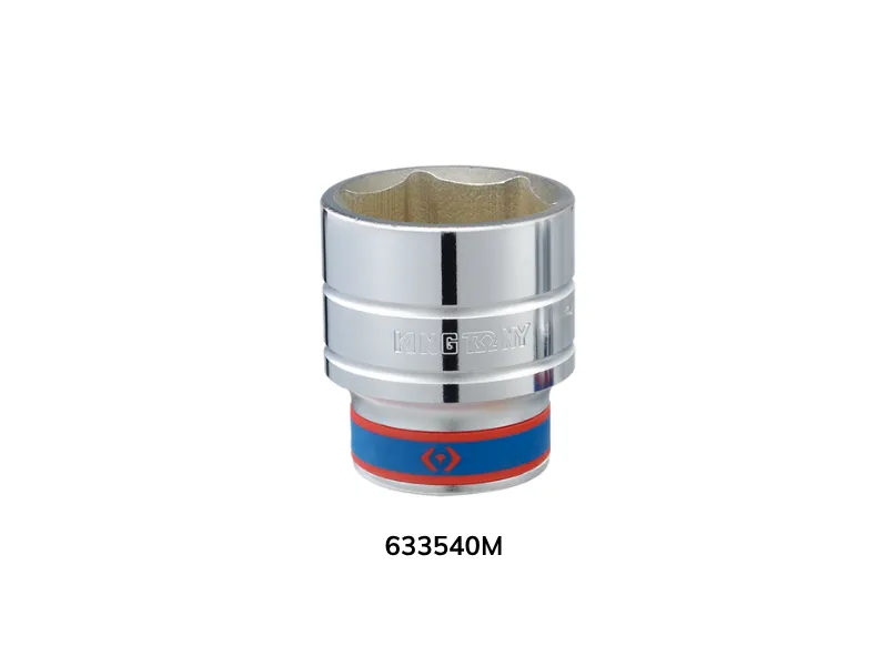 Khẩu tuýp 3/4" Kingtony 633540M - 40mm, 6 cạnh, Trắng, Dài 62mm