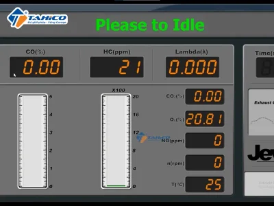 Jevol Inspection Thiết bị kiểm tra khí thải Jevol JVE-501 | Động cơ xăng - TAHICO