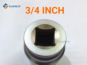 Khẩu tuýp 3/4" Kingtony 633555M | 633556M 6 cạnh, Trắng, Dài 76mm 13 Khẩu tuýp 3/4