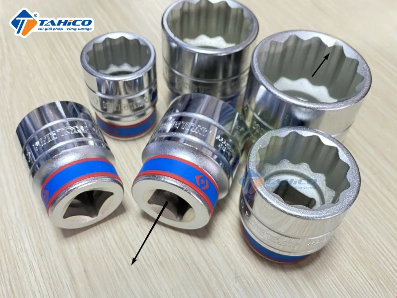 Khẩu tuýp 3/4" Kingtony 633046M - 46mm, 12 cạnh, Trắng, Dài 68mm 14 Đặc điểm tính năng Kingtony 633046M