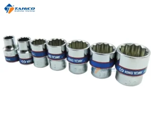 Khẩu tuýp 3/4" Kingtony 633046M - 46mm, 12 cạnh, Trắng, Dài 68mm 12 Khẩu tuýp 3/4
