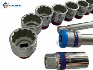 Khẩu tuýp 3/4" Kingtony 633055M - 55mm, 12 cạnh, Trắng, Dài 76mm 9 Khẩu tuýp 3/4