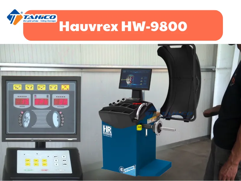 Máy cân mâm Hauvrex HW-9800, HW9801 10-24 inch | Tự động 47 Đặc điểm tính năng Hauvrex HW-9800, HW9801