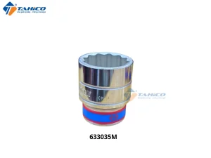 Khẩu tuýp 3/4" Kingtony 633035M/633036M 12 cạnh, Trắng, Dài 58mm | 35mm 36mm 12 Hình ảnh sản phẩm Khẩu tuýp 3/4
