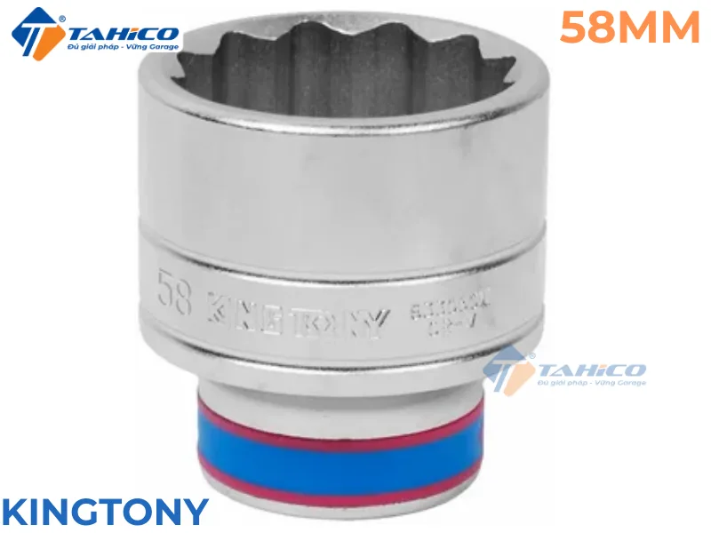 Khẩu tuýp 3/4inch Kingtony 6 cạnh, Trắng, Dài 78mm | 58mm 60mm 58 Hình ảnh sản phẩm Khẩu tuýp 3/4inch Kingtony 6 cạnh, Trắng, Dài 78mm | 58mm 60mm
