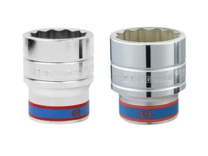 Hình ảnh sản phẩm Khẩu tuýp 3/4" Kingtony 633041M/Kingtony 633042M 12 cạnh, Trắng, Dài 64mm | 41mm 42mm