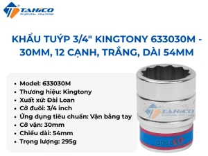 Hình ảnh sản phẩm Khẩu tuýp 3/4