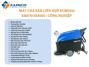 Máy chà sàn liên hợp Kumisai KMS70 Series | Công nghiệp 16 Hình ảnh sản phẩm Máy chà sàn liên hợp Kumisai KMS70 Series | Công nghiệp