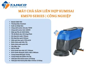 Máy chà sàn liên hợp Kumisai KMS70 Series | Công nghiệp 23 Hình ảnh sản phẩm Máy chà sàn liên hợp Kumisai KMS70 Series | Công nghiệp