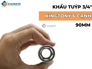 Hình ảnh sản phẩm Khẩu tuýp 3/4 inch Kingtony 6 cạnh, Trắng, Dài 90mm