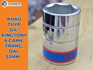 Khẩu tuýp 3/4 inch Kingtony 6 cạnh, Trắng, Dài 52mm | 25mm - 29mm 20 Hình ảnh sản phẩm Khẩu tuýp 3/4 inch Kingtony 6 cạnh, Trắng, Dài 52mm