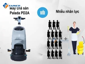 Máy chà sàn liên hợp Palada PD2A 750-1200W | Cánh bướm 14 Máy chà sàn liên hợp Palada PD2A