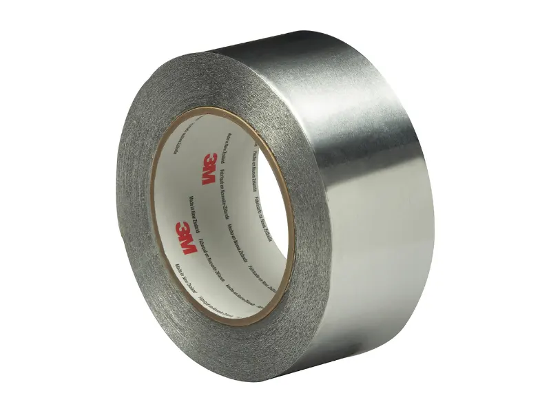 Băng keo nhôm chịu nhiệt cao 3M Aluminum Foil Tape 425 50mm×55m 1 Băng keo nhôm chịu nhiệt cao 3M Aluminum Foil Tape 425 50mm×55m