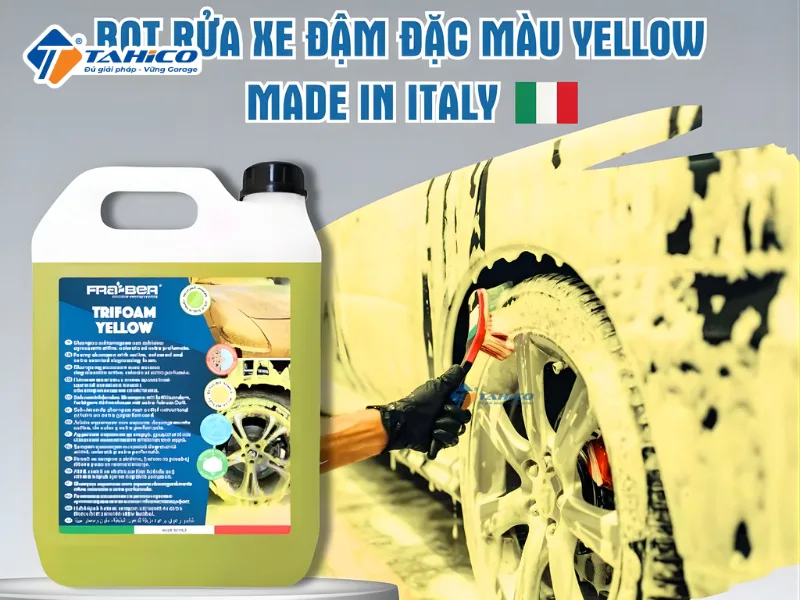 Nước rửa xe đậm đặc Fra-Ber Trifoam 5L | Nhập khẩu Italy 70 Đặc điểm tính năng Fra-Ber Trifoam 5L