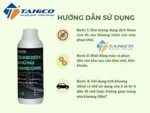 Dung dịch khử khuẩn và mùi Nano Ventek NanoCare 1L 8 Dung dịch khử khuẩn và mùi Nano Ventek NanoCare 1L