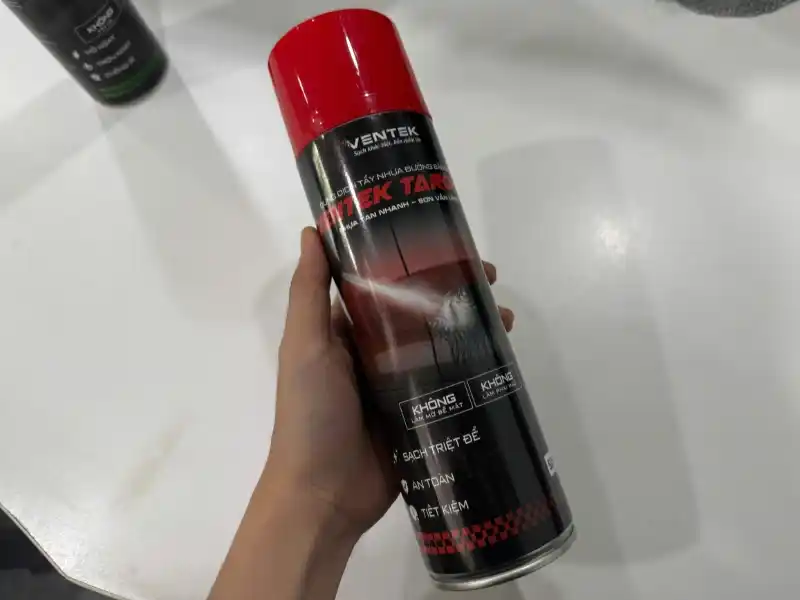 Dung dịch tẩy nhựa đường băng keo Ventek TarOff 500ml | Nhựa tan nhanh 5 Dung dịch tẩy nhựa đường băng keo Ventek TarOff 500ml | Nhựa tan nhanh - Ảnh 5