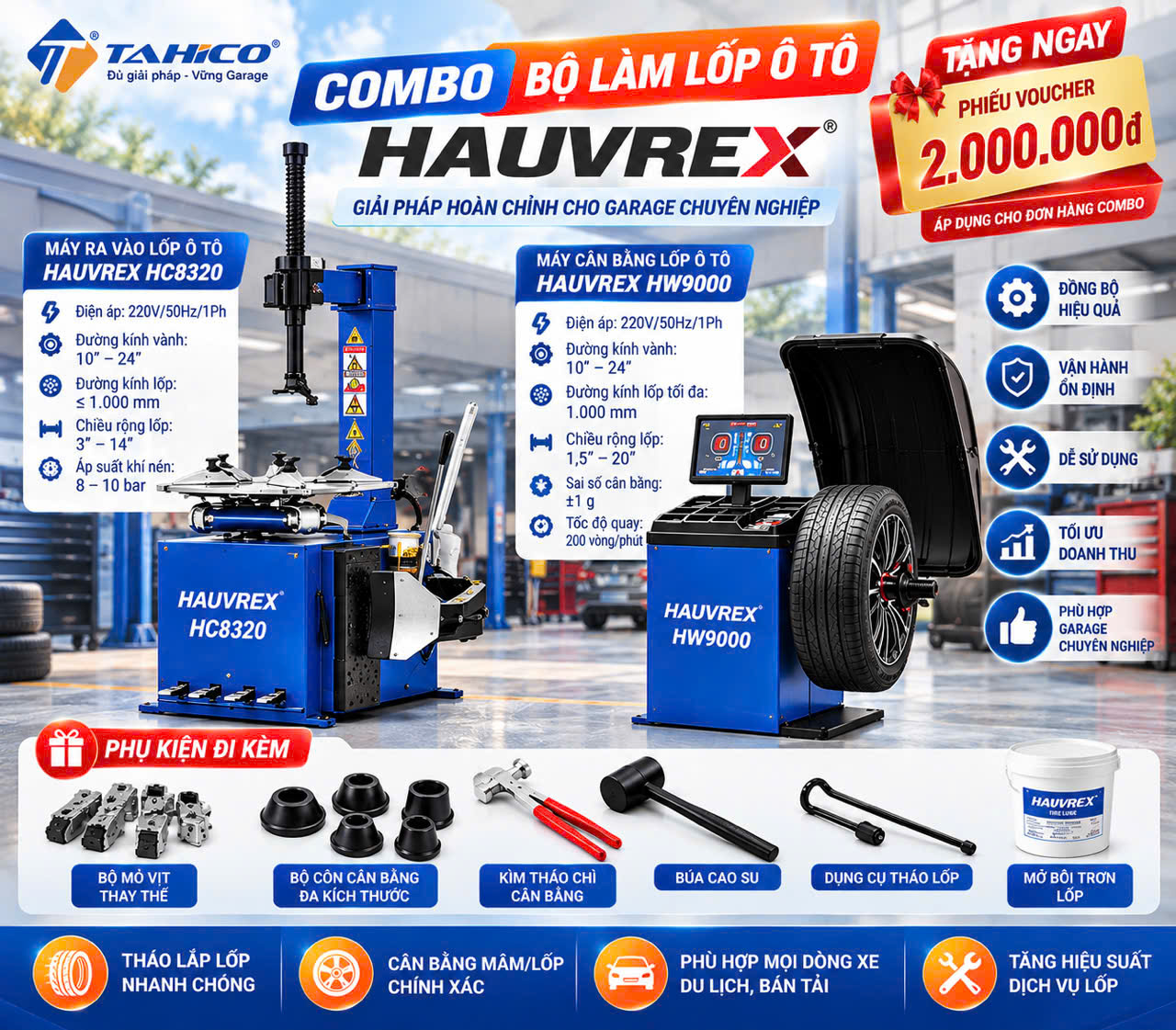 Khuyến mãi tháng 10 Tahico combo hauvrex 