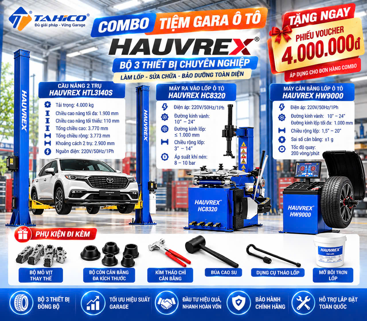 Khuyến mãi tháng 10 Tahico combo hauvrex 