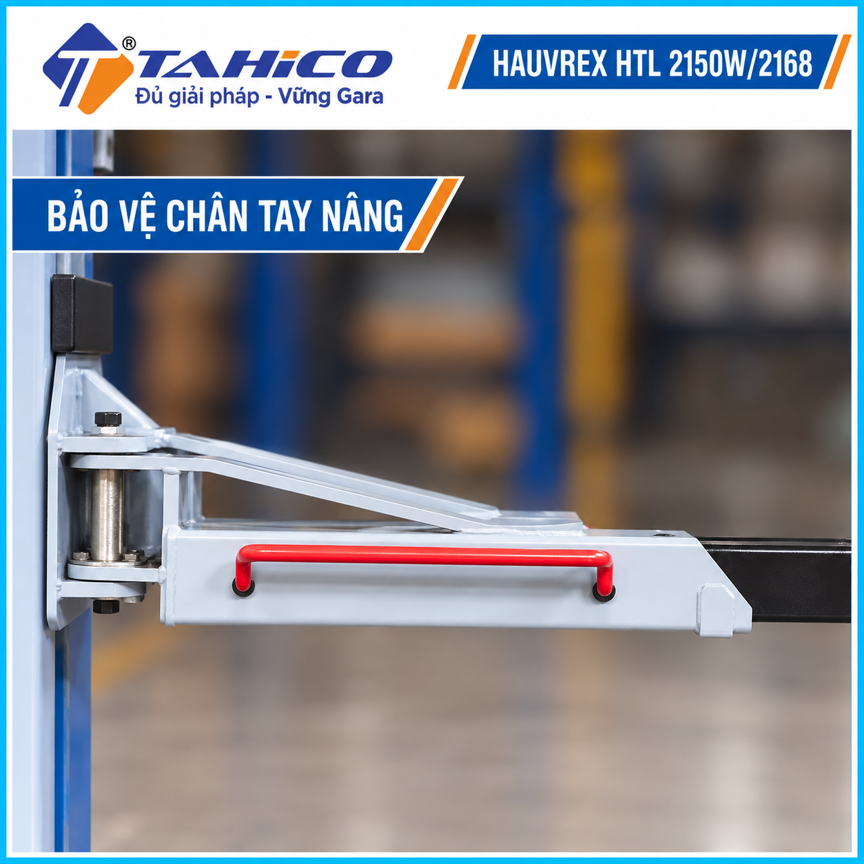Cầu nâng 2 trụ cáp dưới Hauvrex HTL2150W/2168 8 Cầu nâng 2 trụ cáp dưới Hauvrex HTL2150W/2168 - Ảnh 8
