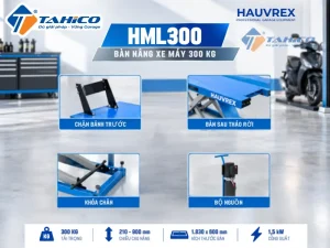 Bàn nâng xe máy thủy lực Hauvrex HML300 10 Bàn nâng xe máy thủy lực Hauvrex HML300