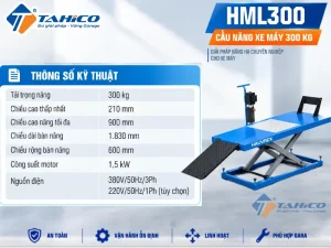 Bàn nâng xe máy thủy lực Hauvrex HML300 12 Bàn nâng xe máy thủy lực Hauvrex HML300